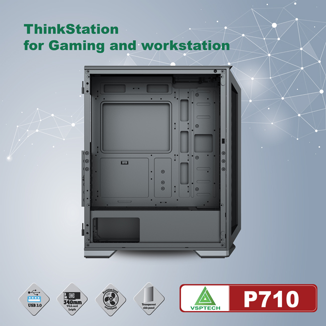 CASE VSPTECH THINKSTATION P710 FOR GAMING AND WORKSTATION