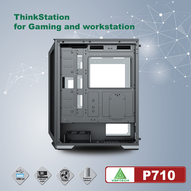 CASE VSPTECH THINKSTATION P710 FOR GAMING AND WORKSTATION
