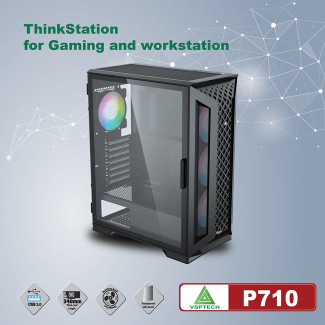 CASE VSPTECH THINKSTATION P710 FOR GAMING AND WORKSTATION