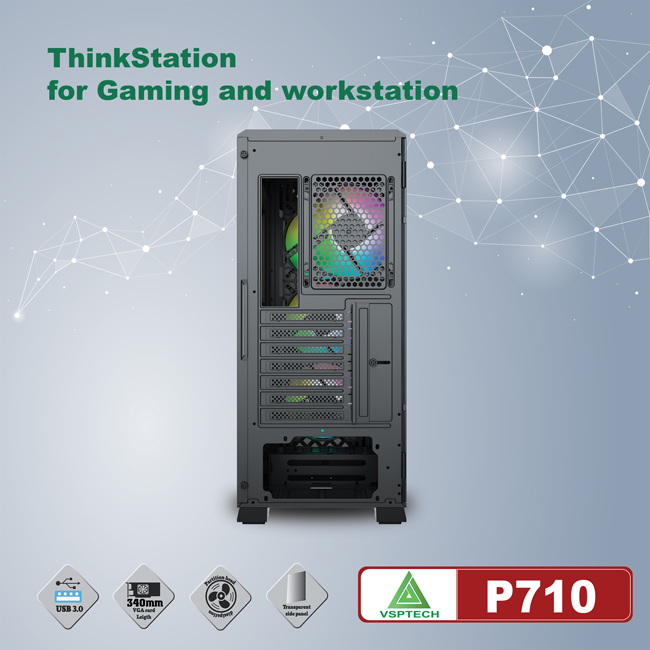 CASE VSPTECH THINKSTATION P710 FOR GAMING AND WORKSTATION