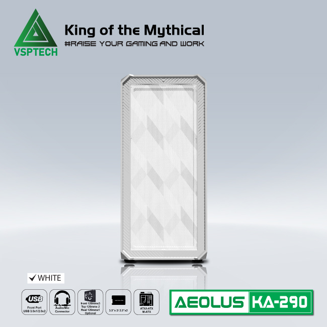 Case Gaming VSPTECH KA290 - WHITE