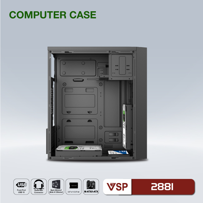 Vỏ Case máy tính VSP 2881