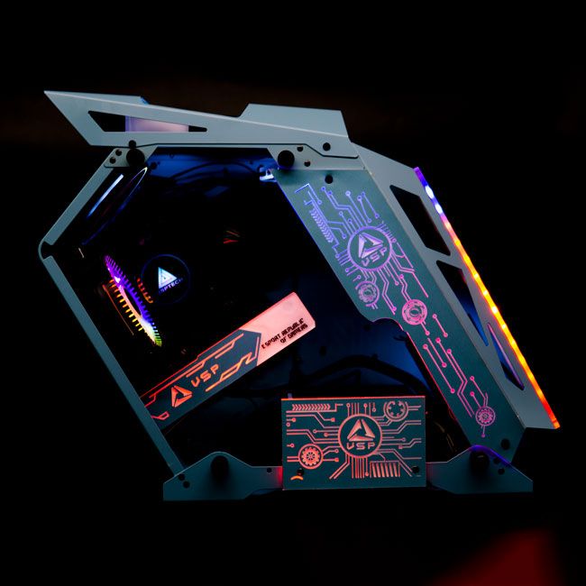 CASE VSP ESPORT REPUBLIC OF GAMERS ES1 - WHITE/BLUE