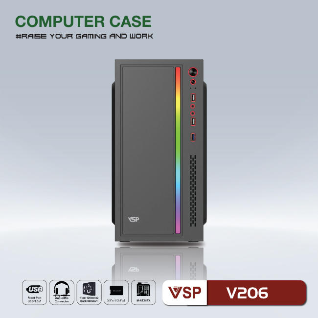 Case VSP V206 - Black