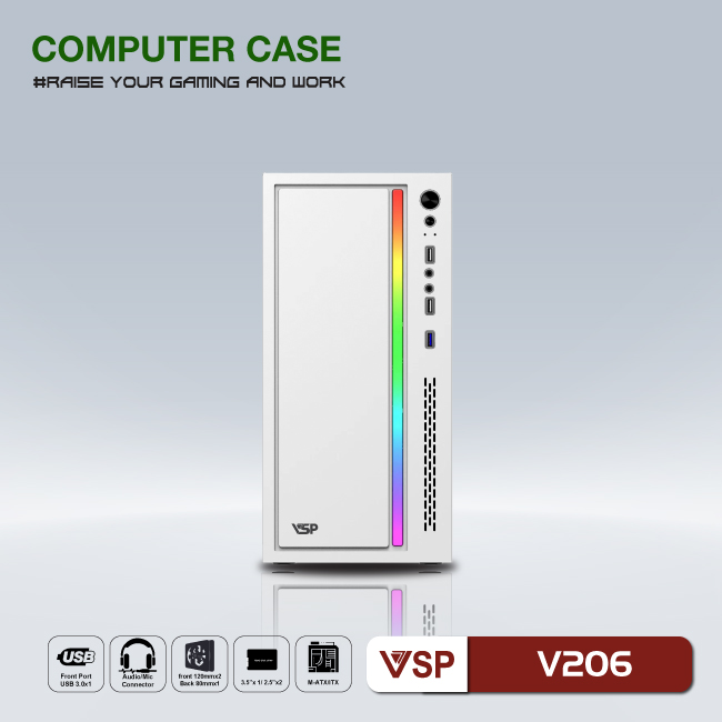 Case VSP V206 Pink-White