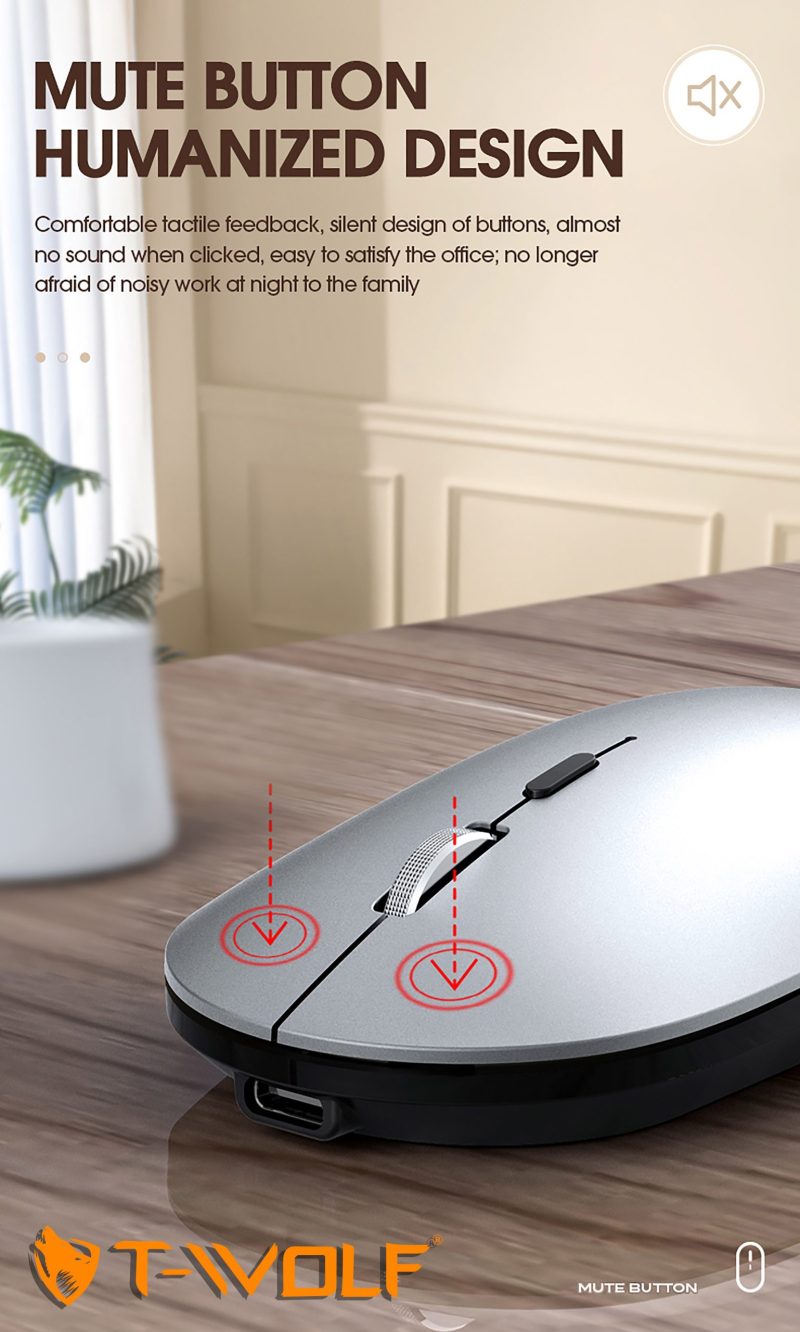 Chuột T-Wolf Bluetooth/Wireless X2