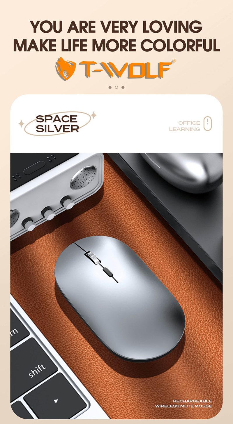 Chuột T-Wolf Bluetooth/Wireless X2