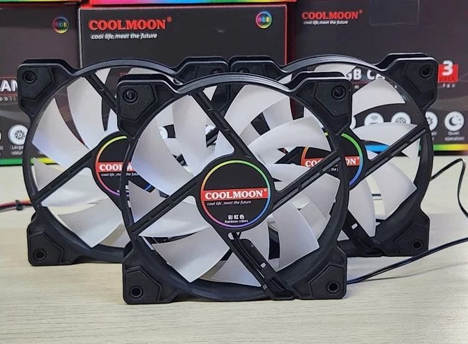 Fan Case Led RGB CoolMoon K8
