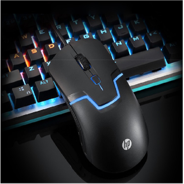 Chuột Gaming Hp M100-1600DPI RGB có dây