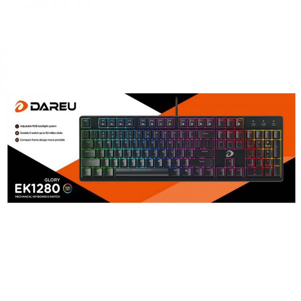 phím cơ dareu Ek1280 Red swicth RGB