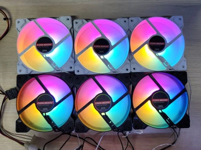 Fan Case Led RGB CoolMoon K8