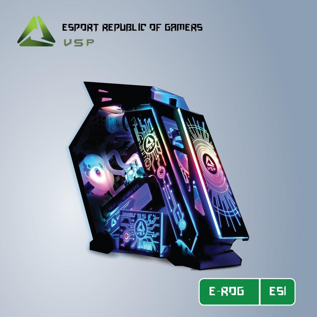 CASE VSP ESPORT REPUBLIC OF GAMERS ES1 - black