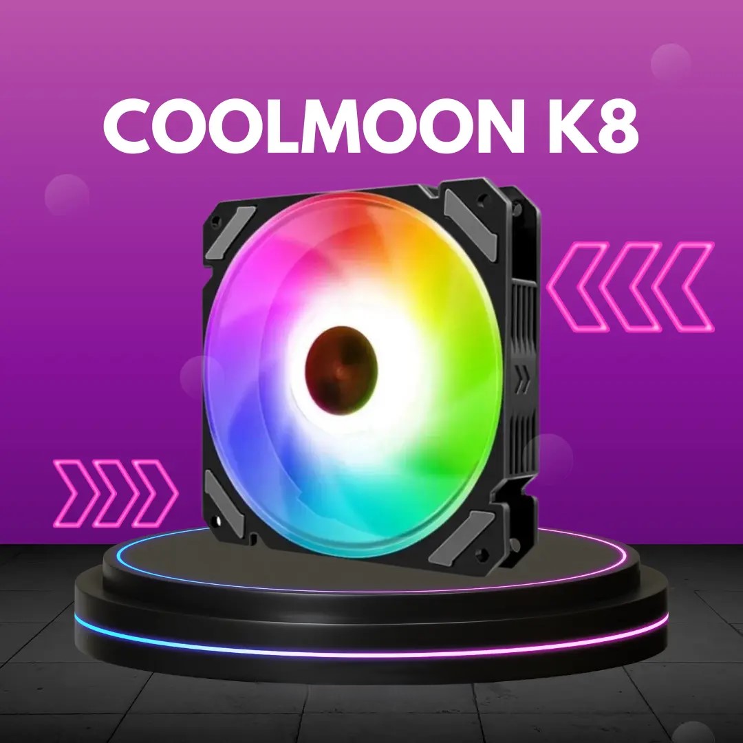 Fan Case Led RGB CoolMoon K8