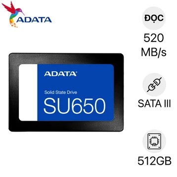 Ổ cứng SSD Adata SU650 512GB | SATA III, 2.5"