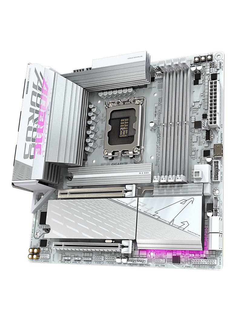 B860M AORUS ELITE WIFI 6E ICE DDR5 Gigabyte Mainboard