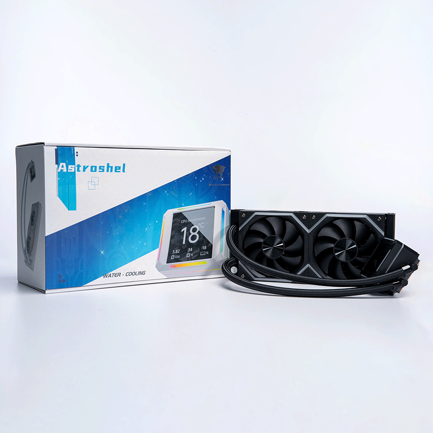 Tản nhiệt nước Leopard Astro Shell 240 ARGB Digital LCD (Black/ White)