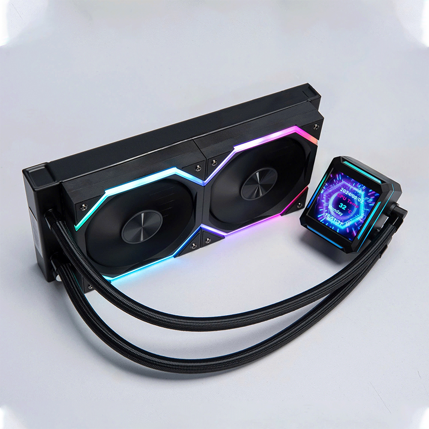 Tản nhiệt nước Leopard Astro Shell 240 ARGB Digital LCD (Black/ White)