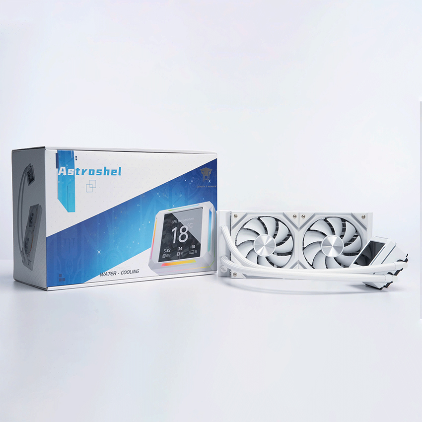 Tản nhiệt nước Leopard Astro Shell 240 ARGB Digital LCD (Black/ White)