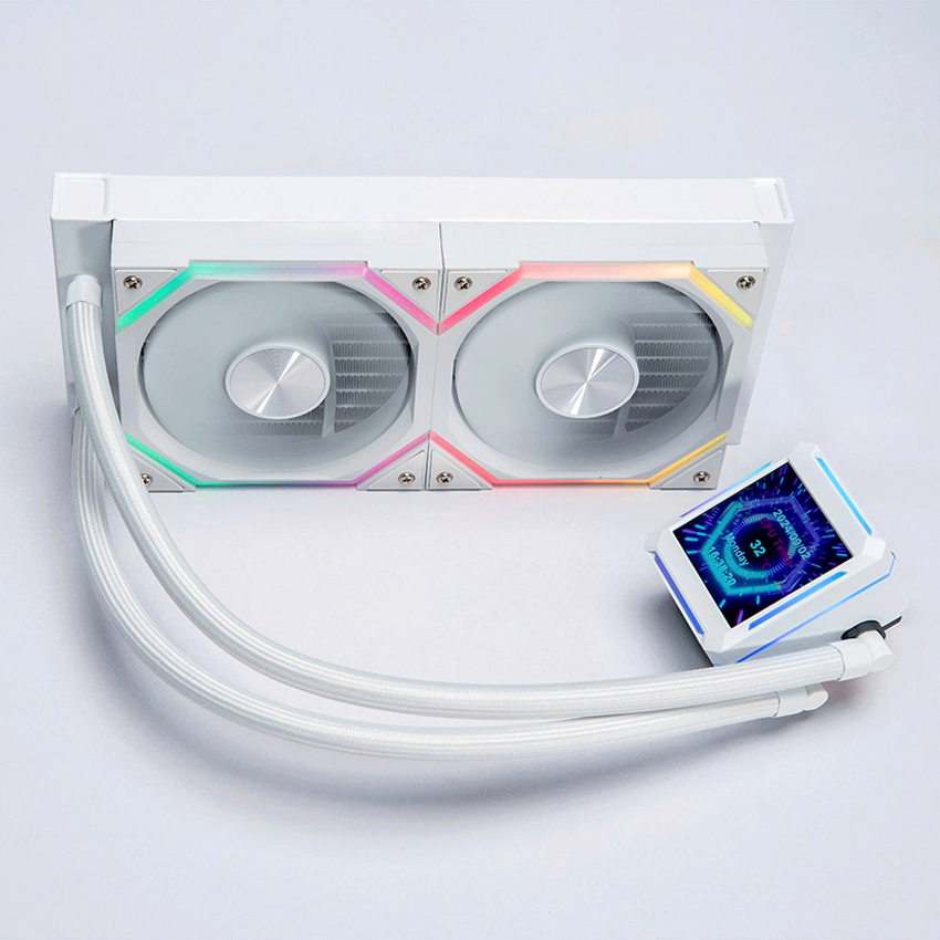 Tản nhiệt nước Leopard Astro Shell 240 ARGB Digital LCD (Black/ White)