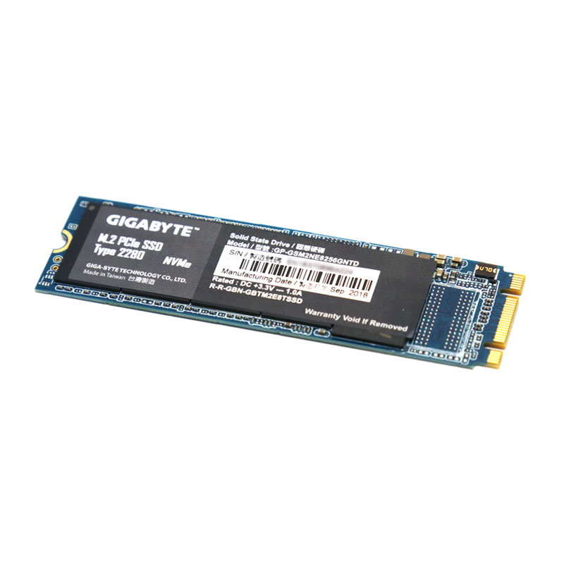 Ổ cứng SSD GIGABYTE M2 2280 256GB NVMe PCI-Express 3.0 x4