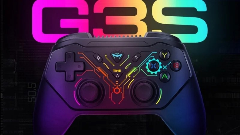 Tay cầm game Machenike G3s Dual Mode - Black | Có dây, 2.4G Wireless