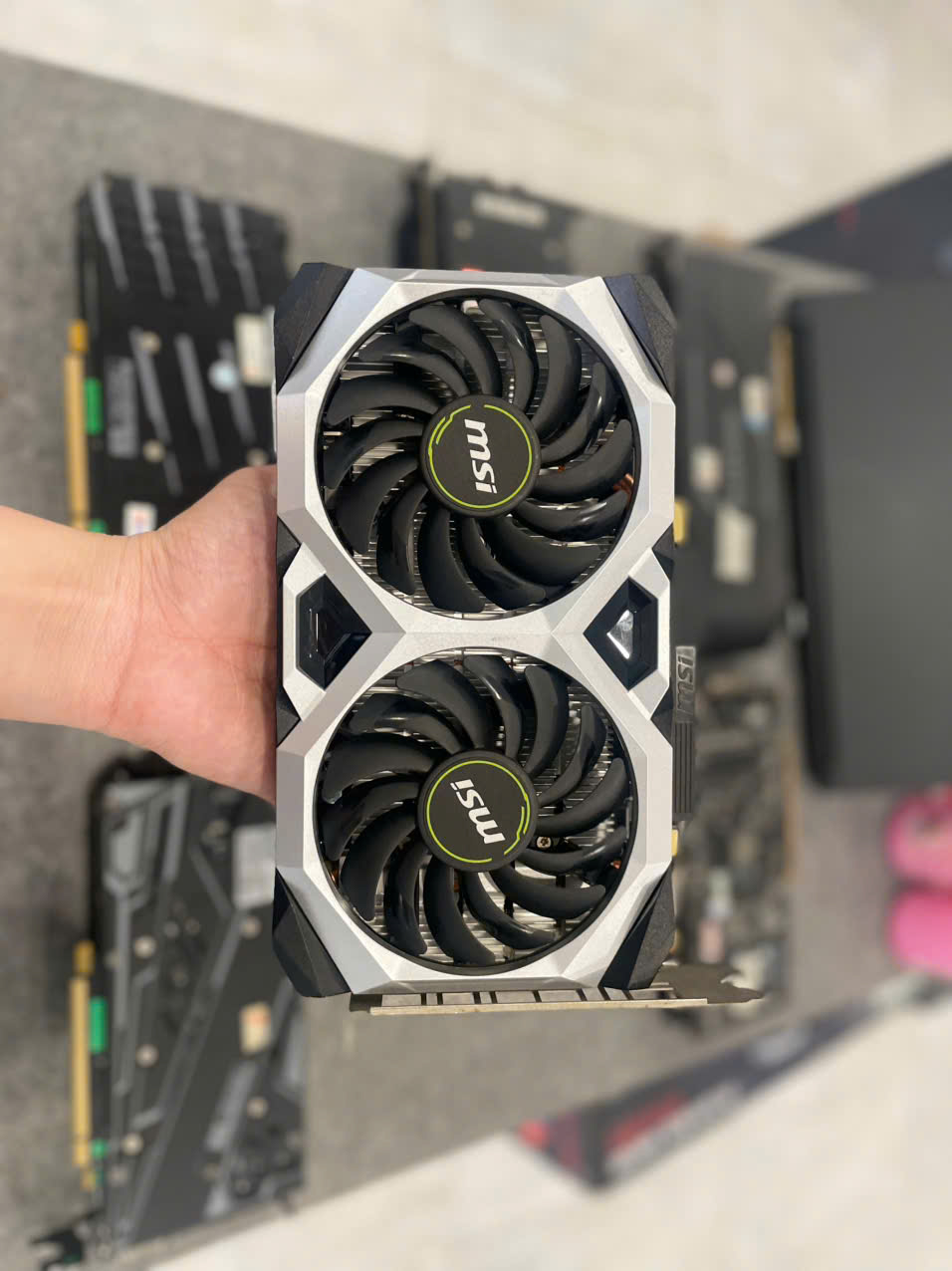 VGA GTX 1660 TI VETUS 6G 2 FAN MSI (Tạm hết hàng)