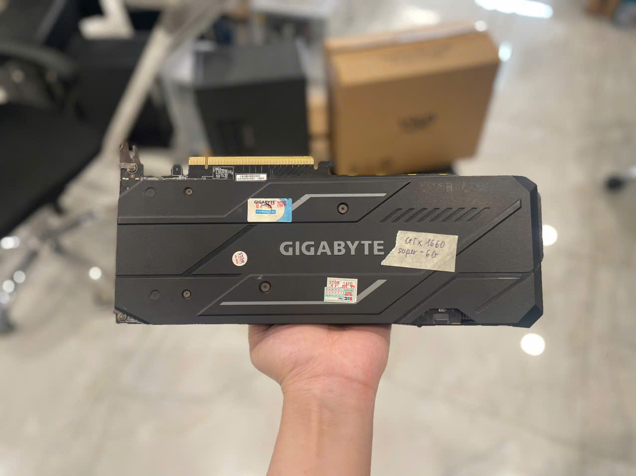 VGA GTX 1660 SUPER GIGA 3 FAN 6G (Tạm hết hàng)