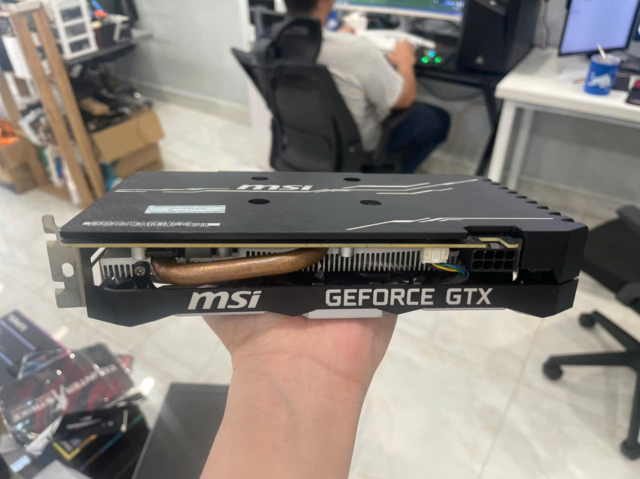 VGA GTX 1660 TI VETUS 6G 2 FAN MSI (Tạm hết hàng)