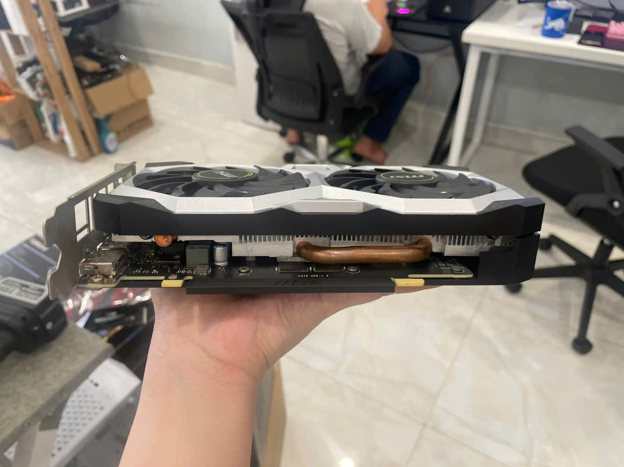 VGA GTX 1660 TI VETUS 6G 2 FAN MSI (Tạm hết hàng)