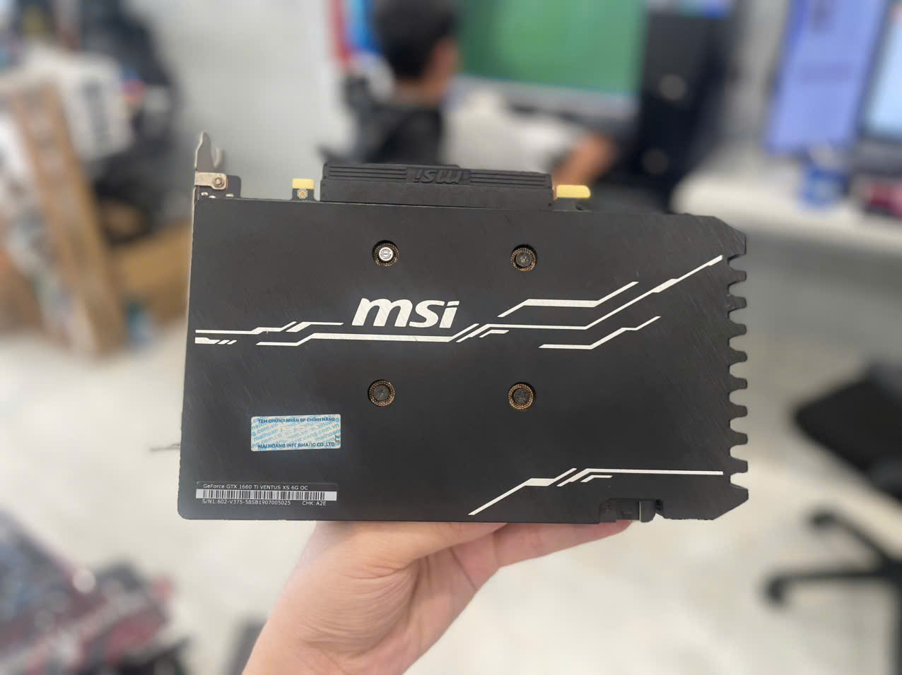 VGA GTX 1660 TI VETUS 6G 2 FAN MSI (Tạm hết hàng)